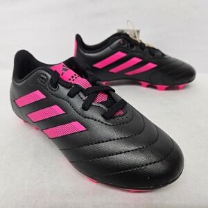 Adidas Goletto VIII 8 FG Soccer Cleat GX6907 Black Shock Pink Toddler Size 13K